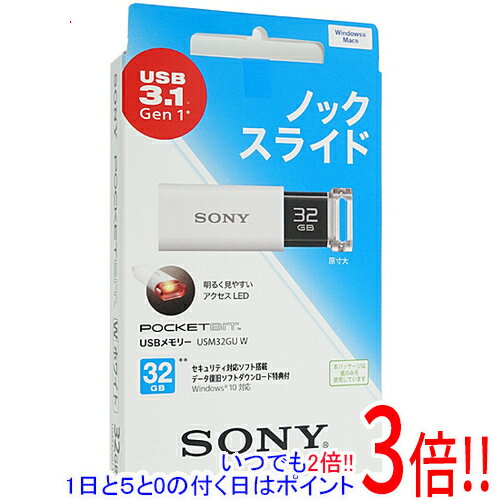 ڤĤǤ2ܡ150ΤĤ3ܡ183ܡSONY USB ݥåȥӥå 32GB USM32GU W