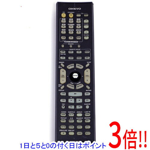 【いつでも2倍!5.0のつく日、18日は3倍!】【中古】ONKYO オーディオリモコン RC-592M 【いつでも2倍!5.0のつく日、18日は3倍!】【中古】ONKYO オーディオリモコン RC-592M