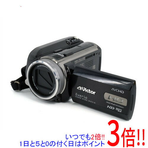 【いつでも2倍！1日と5．0のつく日は3倍！18日も3倍！】【中古】Victor・JVC ハイビジョンハードディスクムービー Everio GZ-HD40 元箱あり