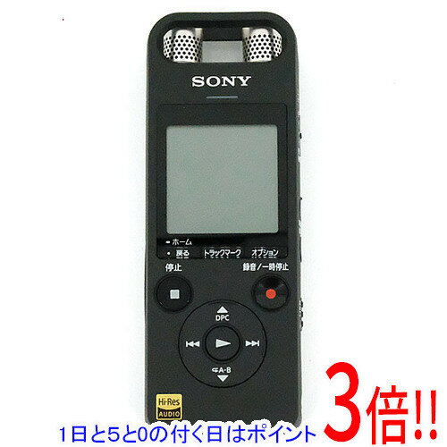 【1日と5.0のつく日、18日はポイント3倍！】【中古】SONY ステレオICレコーダー ICD-SX2000/B 本体のみ