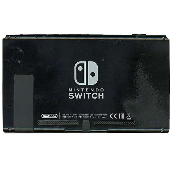 エクセラーの【1日と5.0のつく日、18日はポイント3倍！】【中古】任天堂 Nintendo Switch ネオンブルー/ネオンレッド 本体・Joy-Conのみ 本体背面・液晶画面いたみ｜アングル2