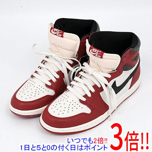 【いつでも2倍！1日と5．0のつく日は3倍！18日も3倍！】NIKE ナイキ AIR JORDAN 1 RETRO HIGH OG DZ5485-612 VARSITY RED/BLACK-SAIL-MUSLIN 27.5cm 箱いたみ