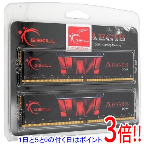 【1日と5.0のつく日、18日はポイント3倍！】【中古】G.Skill デスクトップ用 F4-3200C16D-32GIS DDR4 PC4-25600 16GB 2枚組 元箱あり