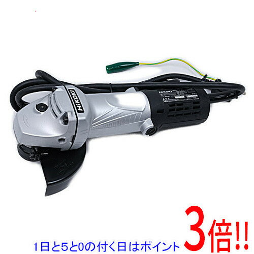 商品名【新品(開封のみ・箱きず・やぶれ)】 HiKOKI 電気ディスクグラインダ G13SH5商品状態新品未使用。開封のみの未使用品です。 （訳あり理由）※外箱に破れや潰れ等の傷み、もしくは汚れがある商品となっております。 パッケージ内部に影響のあるレベルではございません。ご理解の上ご検討お願いします。 当店では電動工具に関しましての初期不良の対応期間を2週間と定めさせていただいております。 それ以降の使用に関しましての不良は当店で対応致しかねます。 プロ用の専門工具となる為、メーカーでの保証がございません。 予めご了承の上、ご購入の検討をお願い致します。商品名125mm 電気ディスクグラインダ型番G13SH5仕様[仕様] タイプ グラインダー 形状 ディスク 動力 電気(コード式) 砥石径 125 mm 回転数 9000 rpm 重量 1.9 kg 標準付属品：レジノイドフレキシブルトイシ・スパナ・サイドハンドル メーカー名HiKOKIその他 ※商品の画像はイメージです。その他たくさんの魅力ある商品を出品しております。ぜひ、見て行ってください。※返品についてはこちらをご覧ください。　
