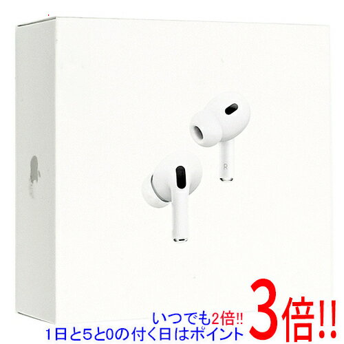 【いつでも2倍！1日と5．0のつく日は3倍！18日も3倍！】【新品訳あり(箱きず・やぶれ)】 APPLE ワイヤレスヘッドホン AirPods Pro 第2世代 MQD83J/A