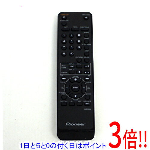 【1日と5.0のつく日、18日はポイント3倍！】【中古】PIONEER CDミニコンポーネントシステムX-HM50用リモコン AXD7608