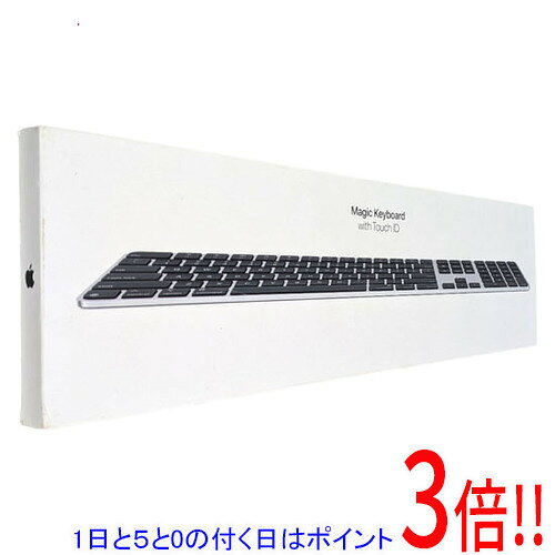 商品名【新品訳あり(箱きず・やぶれ)】 Apple Magic Keyboard テンキー付き (JIS) MXK83J/A ブラック商品状態新品の商品です。外箱に破れや潰れ、汚れなどのダメージがあります。（訳あり理由）※外箱のダメージのみで、商品自体には影響ございません。型番MXK83J/A [ブラック]仕様[基本スペック]ケーブル：ワイヤレス(無線)インターフェイス：Bluetooth対応OS：Mac OSテンキー：あり[詳細スペック]キーレイアウト：日本語/フルサイズ[ワイヤレス]電源：充電池電池・バッテリー寿命：駆動:約1か月[その他機能]Mac用キー配列：○[サイズ・重量]サイズ：418.7x10.9x114.9 mm重量：369 g備考本商品は、Appleサポート商品となります。ご購入後にAppleへお問い合わせ頂き、保証開始日の更新を行っていただく必要がございます。ご理解の上ご検討お願いします。その他※掲載画像は代表画像です。実際の商品と細部が異なる場合がございますので、商品状態につきましては表記の内容をご確認ください。※返品についてはこちらをご覧ください。　