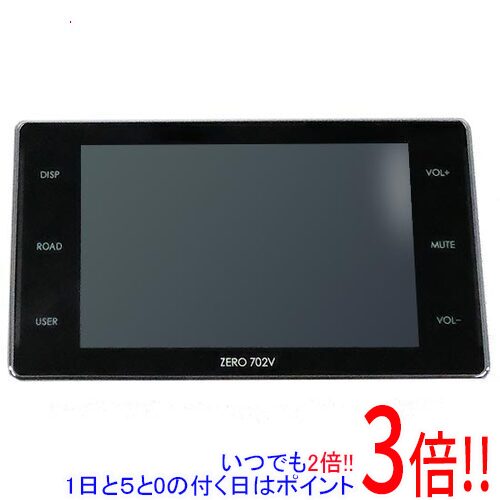 【いつでも2倍！1日と5．0のつく日は3倍！18日も3倍！】【中古】COMTEC GPSレーダー探知機 ZERO 702V 液晶画面いたみ