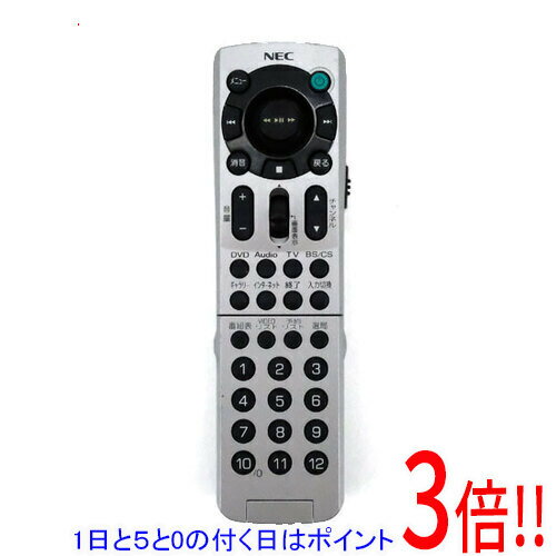 樂天商城 - 【1日と5.0のつく日、18日はポイント3倍！】【中古】NEC PCリモコン 853-410052-001 RRC9000-7101LC