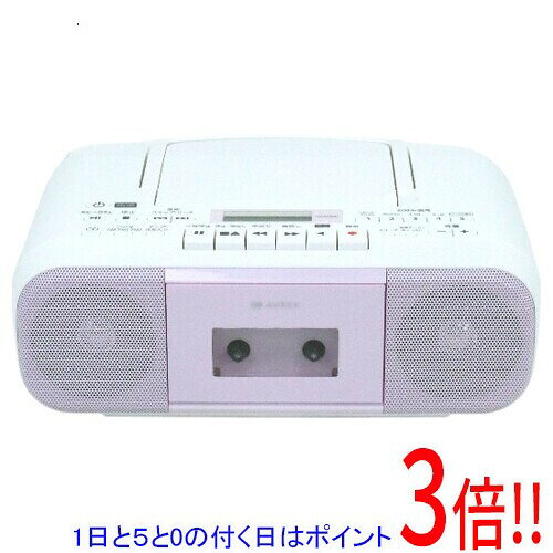 商品名【延長保証対応!!】TOSHIBA CDラジオカセットレコーダー AUREX AX-KCR60(P) ピンク商品状態新品の商品です。型番AUREX AX-KCR60(P) [ピンク]仕様[本体情報]タイプ CDラジカセスピーカー ステレオ消費電力 16 W最大出力 4.4 W電池タイプ 単2乾電池 単2形乾電池×6本(別売)[対応メディア]カセット ○CD ○[チューナー]AM ○FM ○シンセチューニング ○[機能]CD-R/RW再生 ○ヘッドホン端子 ○マイク端子 ○スリープタイマー ○[サイズ・重量]重さ 1.8 kg幅x高さx奥行き 300x110x211 mmその他※掲載画像は代表画像です。実際の商品と細部が異なる場合がございますので、商品状態につきましては表記の内容をご確認ください。※返品についてはこちらをご覧ください。■延長保証について詳しくは下記をご覧ください。・延長保証（自然故障プラン）のご案内はコチラ・延長保証（物損付きプラン）のご案内はコチラ　