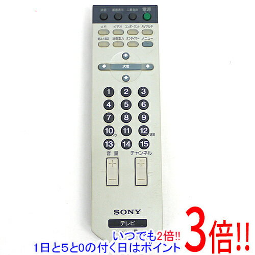 【いつでも2倍!5.0のつく日、18日は3倍!】【中古】SONY テレビリモコン RM-J928 【いつでも2倍!5.0のつく日、18日は3倍!】【中古】SONY テレビリモコン RM-J928