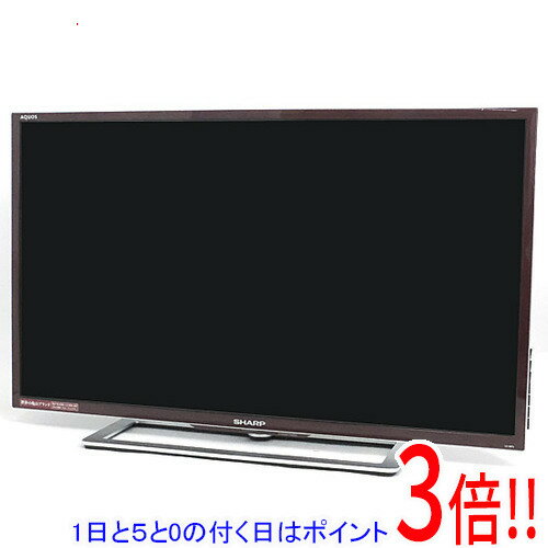 【いつでも2倍!5.0のつく日、18日は3倍!】【中古】SHARP 32V型 液晶テレビ AQUOS LC-32F5-R レッド 電源コードなし