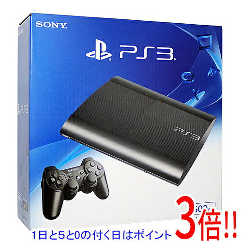 商品名【中古】SONY プレイステーション3 500GB ブラック CECH-4300C 訳あり 元箱あり商品状態動作確認済みの中古品です。※中古品のため、使用感や傷、汚れ等がある場合がございます。※本体を傾けると内部からカラカラと音がします。型番CECH-4300C仕様[基本仕様]CPU：Cell Broadband EngineGPU：RSXサウンド出力：LPCM 7.1ch, Dolby Digital, Dolby Digital Plus, Dolby TrueHD, DTS, DTS-HD, AACメモリ：256MB Main Memory, 256MB Graphics Memoryハードディスク：2.5” Serial ATA 500GB入出力 Hi-Speed USB (USB 2.0 準拠) × 2通信 Ethernet (10BASE-T, 100BASE-TX, 1000BASE-T) × 1IEEE 802.11 b/gBluetooth 2.0 (EDR)コントローラ：ワイヤレスコントローラ （Bluetooth）AV出力：解像度 1080p, 1080i, 720p, 480p, 480iHDMI出力端子 × 1AVマルチ出力端子 × 1光デジタル出力端子 × 1BD／DVD／CDドライブ（読み出し専用）最大読み出し速度BD：2倍速(BD-ROM)DVD：8倍速(DVD-ROM)CD：24倍速(CD-ROM)電源：AC 100V, 50/60Hz消費電力：190W外形寸法：約 290×60×230mm（幅×高さ×奥行き）質量：約2.1kg.※本製品はPlayStation2規格ソフトウェアのディスクは動作しません。※BD映像ソフト（BD-ROM）および著作権保護技術の適用されたコンテンツを記録したBDを出力するときは、HDMIケーブル（別売り）で接続してください。[カラー]チャコール・ブラック付属品※画像のものがすべてです。ご確認後、ご検討お願いします。その他※掲載画像は代表画像です。実際の商品と細部が異なる場合がございますので、商品状態につきましては表記の内容をご確認ください。※返品についてはこちらをご覧ください。　