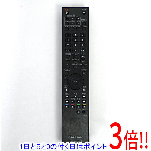 【1日と5.0のつく日 18日はポイント3倍！】【中古】Pioneer ブルーレイプレーヤーリモコン VXX3377