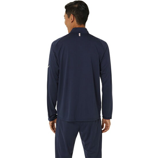 【1日と5.0のつく日、18日はポイント3倍！】asics アシックス Mサイズ A-I-Mドライストレッチニットジャケット 2031E540 ミッドナイト 2
