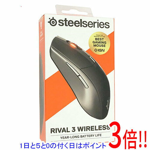 ��1����5.0�ΤĤ�����18���ϥݥ����3�ܡ��ۡ���š�SteelSeries �����ߥ󥰥ޥ��� Rival 3 Wireless 62521 ��Ȣ����
