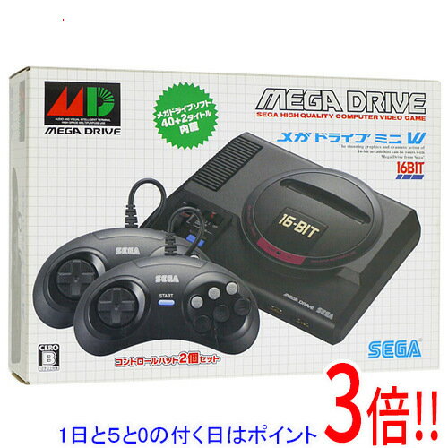 【エントリーで5倍！11/20 20:00～11/27 01：59まで！】【新品訳あり(箱きず・やぶれ)】 SEGA メガドライブミニ W HAA-2523