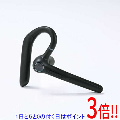 【延長保証対応 】【1日と5.0のつく日 18日はポイント3倍！】ELECOM ワイヤレスイヤホン 充電ケース付き 片耳ワイヤレスヘッドセット LBT-HSC41BK ブラック