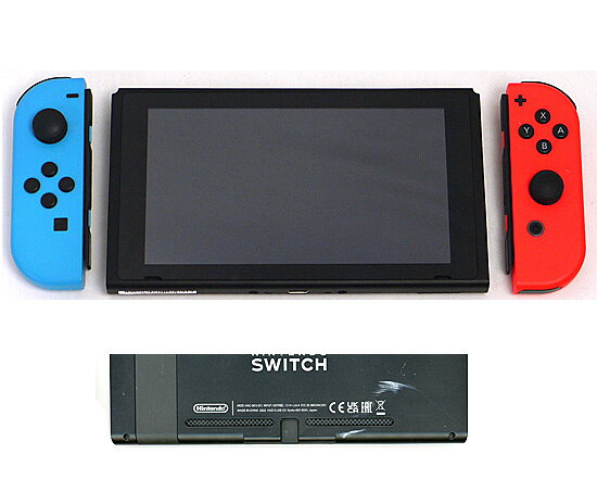 エクセラーの【1日と5.0のつく日、18日はポイント3倍！】【中古】任天堂 Nintendo Switch バッテリー拡張モデル HAD-S-KABAA ネオンブルー・ネオンレッド 本体いたみ 元箱あり｜アングル2