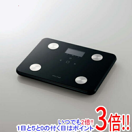 【延長保証対応!!】ELECOM 体組成計 エクリア HCS-WFS02BK ブラック