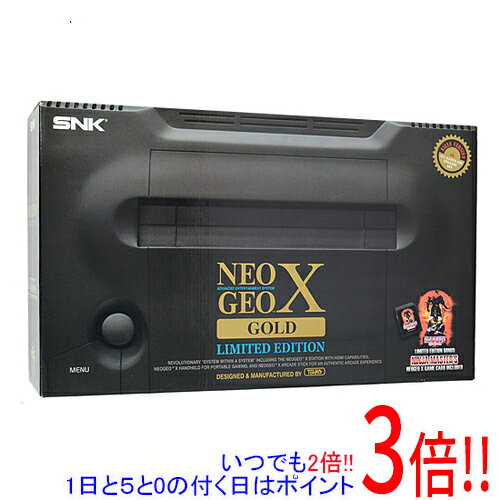 【いつでも2倍！1日と5．0のつく日は3倍！18日も3倍！】【新品訳あり(箱きず・やぶれ)】 SNK NEOGEO X GOLD ENTERTAINMENT SYSTEM 初回特典付き