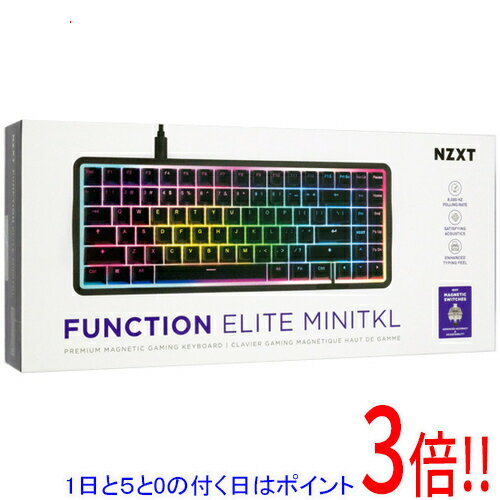 【いつでも2倍!5.0のつく日、18日は3倍!】NZXT ゲーミングキーボード Function Elite MiniTKL KB-101NB-US ブラック 【いつでも2倍!5.0のつく日、18日は3倍!】NZXT ゲーミングキーボード Function Elite MiniTKL KB-101NB-US ブラック