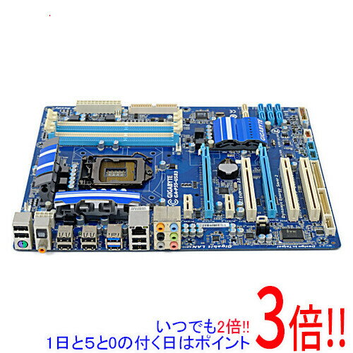 【キャッシュレスで5%還元】【中古】GIGABYTE マザーボード GA-P55-USB3 Rev.2.0 LGA1156