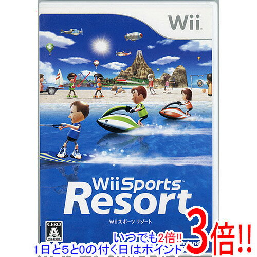 【いつでも2倍！1日と5．0のつく日は3倍！18日も3倍！】【中古】Wii Sports Resort Wii ディスク傷・説明書なし