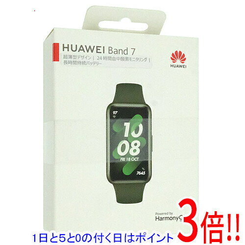 【1日と5.0のつく日、18日はポイント3倍!】Huawei HUAWEI Band 7 ウィルダネスグリーン