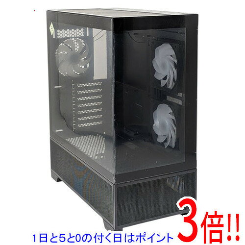 【新品(開封のみ)】 SILVERSTONE PCケース Lucid 05 SST-LD05-B-ARGB 黒