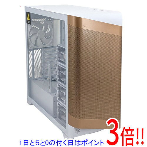 【新品(開封のみ)】 SILVERSTONE PCケース SST-SEA2Y-GWG ローズゴールド/ホワイト