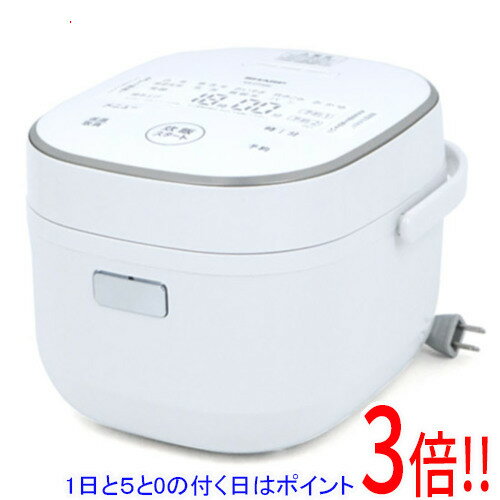 楽天市場】炊飯器 シャープ ks-cf05（カラーホワイト）の通販