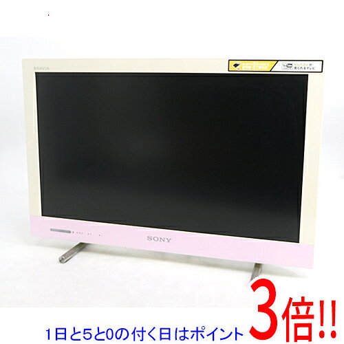 【1日と5.0のつく日、18日はポイント3倍！】【中古】SONY 22V型 LED液晶テレビ BRAVIA KDL-22EX420 (P) ピンク リモコンなし 本体・液晶画面いたみ
