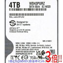 【中古】Western Digital製HDD WD43PURZ 4TB SATA600 3000〜4000時間以内