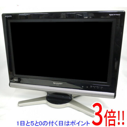 【いつでも2倍!5.0のつく日、18日は3倍!】【中古】SHARP 20V型 ハイビジョン液晶テレビ AQUOS LC-20D10-B ブラック 【いつでも2倍!5.0のつく日、18日は3倍!】【中古】SHARP 20V型 ハイビジョン液晶テレビ AQUOS LC-20D10-B ブラック