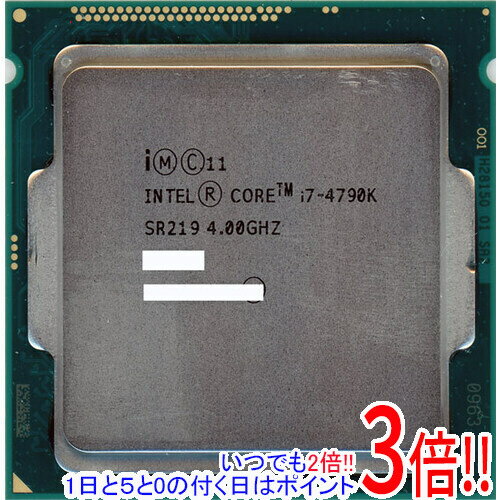 【キャッシュレスで5%還元】【中古】Core i7 4790K 4GHz LGA1150 SR219