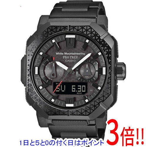 【延長保証対応!!】【1日と5.0のつく日、18日はポイント3倍！】CASIO 腕時計 プロトレック Climber Line White Mountaineering コラボレーションモデル PRW-B1000WM-1JR