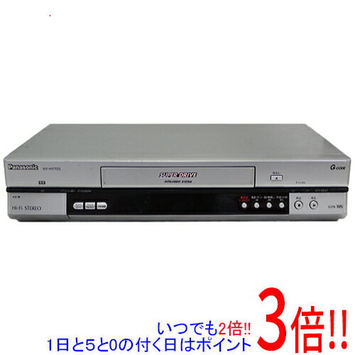 【1日と5.0のつく日、18日はポイント3倍！】【中古】Panasonic VHSハイファイビデオ NV-HV70G-S