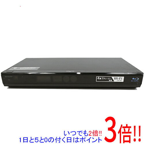 【いつでも2倍！1日と5．0のつく日は3倍！18日も3倍！】【中古】SHARP AQUOS ブルーレイディスクレコーダー BD-W500 リモコンなし