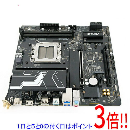 【1日と5.0のつく日、18日はポイント3倍！】【中古】ASRock製 MicroATXマザーボード B850M-X WiFi R2.0 SocketAM5
