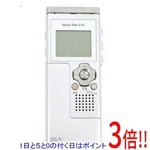 【1日と5.0のつく日、18日はポイント3倍！】【中古】OLYMPUS ICレコーダー Voice-Trek V-41 本体のみ