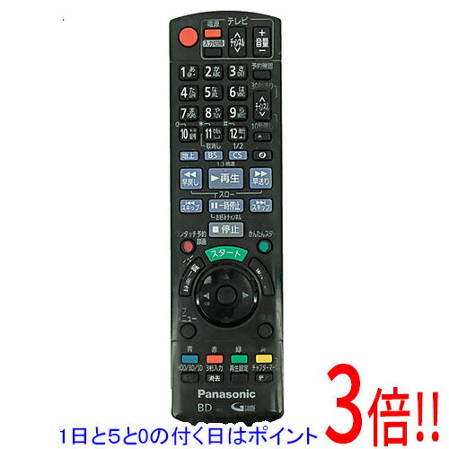 Cameras - 【1日と5.0のつく日、18日はポイント3倍！】【中古】Panasonic BD/DVDレコーダー用リモコン N2QAYB000821 本体いたみ