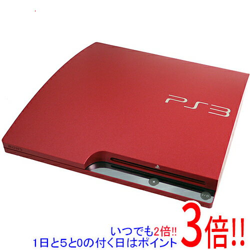 【いつでも2倍！1日と5．0のつく日は3倍！18日も3倍！】【中古】SONY プレイステーション3 320GB レッド CECH-3000BSR