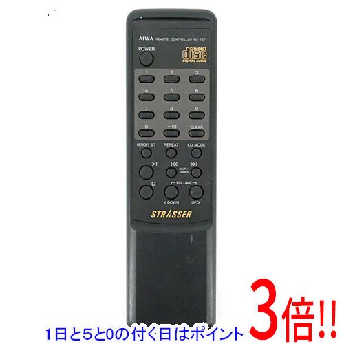 乐天商城 - 【1日と5.0のつく日、18日はポイント3倍！】【中古】AIWA オーディオリモコン RC-T07