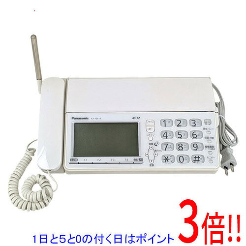 商品名【中古】Panasonic 普通紙ファクス 親機のみ KX-PZ618-W 本体のみ商品状態動作確認済みの中古品です。※中古品のため、使用感や傷、汚れ等がある場合がございます。型番KX-PZ618-W付属品※付属品なし。本体のみとなります。ご確認のうえご検討ください。その他※掲載画像は代表画像です。実際の商品と細部が異なる場合がございますので、商品状態につきましては表記の内容をご確認ください。※返品についてはこちらをご覧ください。　