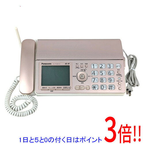 商品名【中古】Panasonic パーソナルファクス 親機のみ KX-PZ300-N ピンクゴールド 本体のみ商品状態動作確認済みの中古品です。※中古品のため、使用感や傷、汚れ等がある場合がございます。型番KX-PZ300-N仕様[基本仕様]電話機能 ○[電話機能]迷惑電話対策機能 ○付属品※付属品なし。本体のみとなります。ご確認のうえご検討ください。その他※掲載画像は代表画像です。実際の商品と細部が異なる場合がございますので、商品状態につきましては表記の内容をご確認ください。※返品についてはこちらをご覧ください。　
