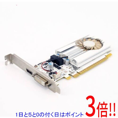 【1日と5.0のつく日、18日はポイント3倍！】【中古】玄人志向グラボ GF-GT1030-E2GB/LP/D5 PCIExp 2GB