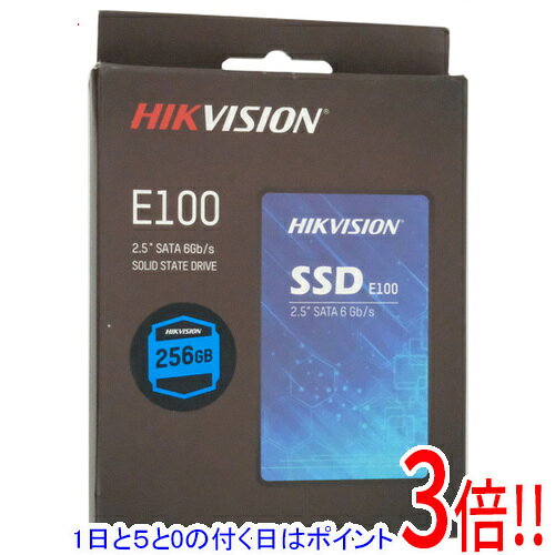 【1日と5.0のつく日、18日はポイント3倍！】【新品訳あり(箱きず・やぶれ)】 HIKVISION 2.5インチ SSD HS-SSD-E100/256G 256GB
