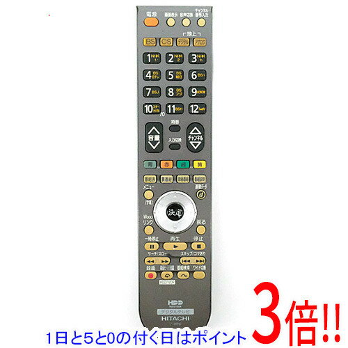 【1日と5.0のつく日 18日はポイント3倍！】【中古】HITACHI テレビリモコン C-RP8