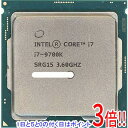 【中古】Core i7 9700K 3.6GHz LGA1151 95W SRG15